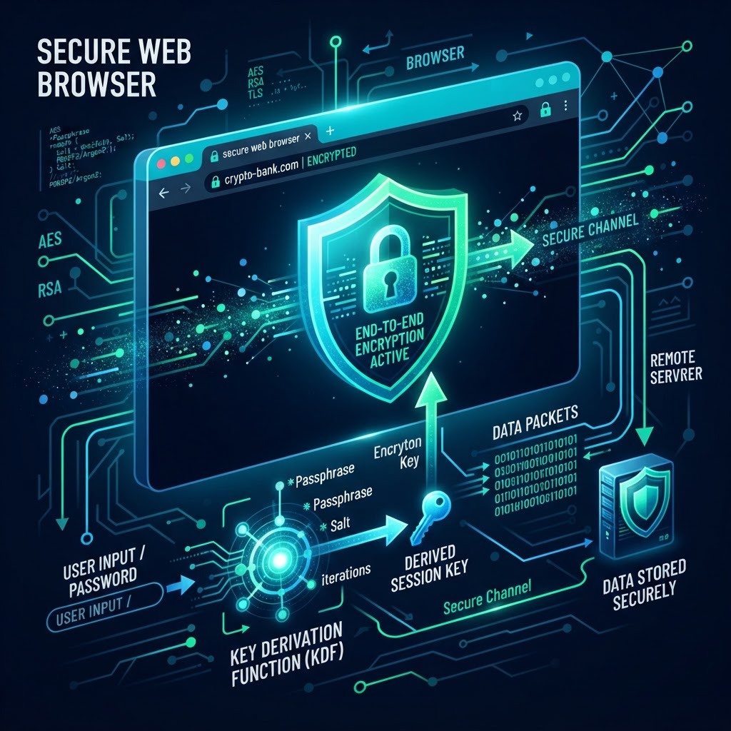 How Browser-Based Quantum Encryption Eliminates the Key Distribution Problem