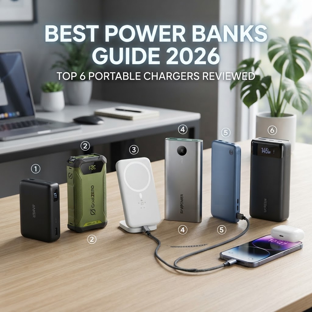 Best Power Banks Guide 2026: Top 6 Portable Chargers Reviewed
