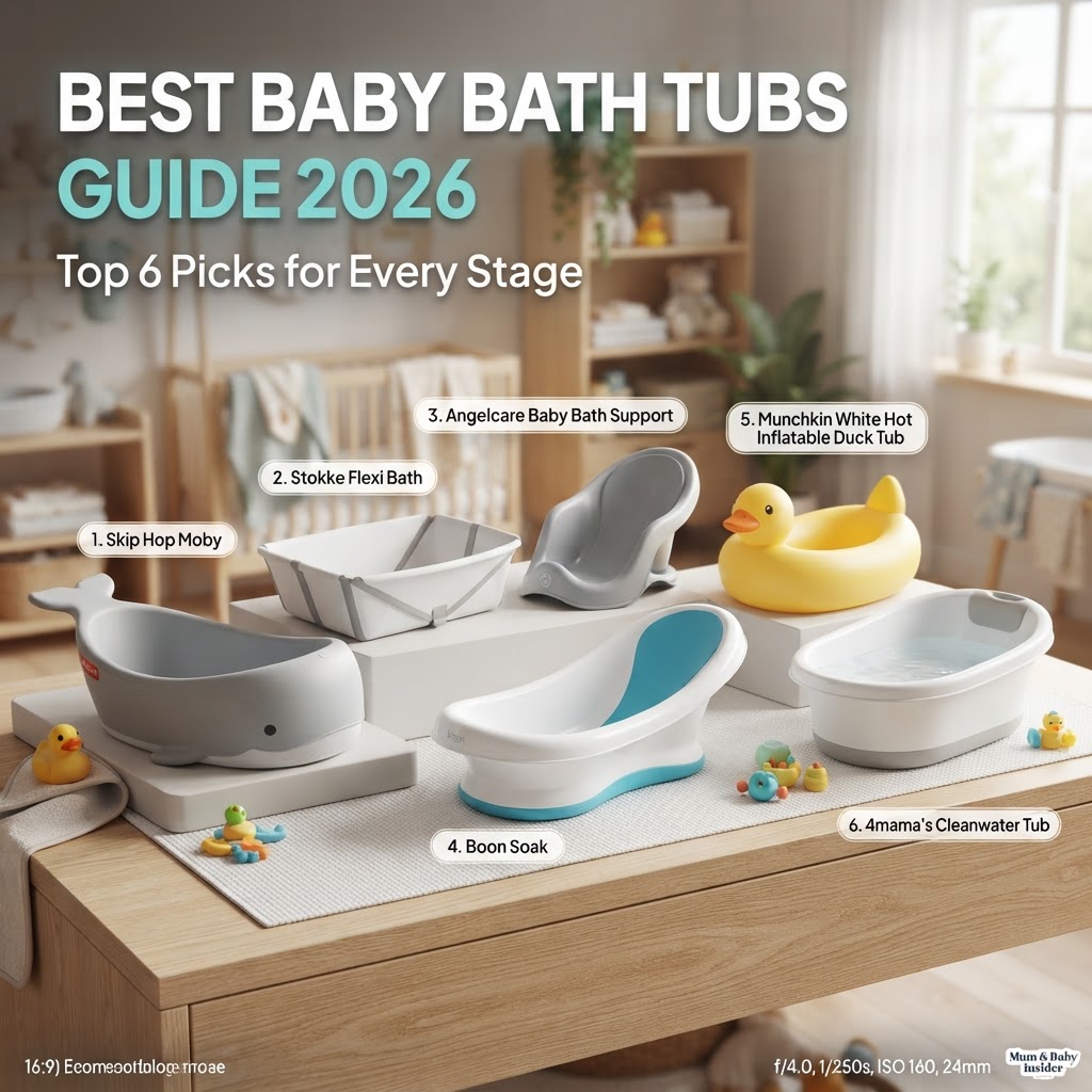Best Baby Bath Tubs Guide 2026: Top 6 Picks for Every Stage