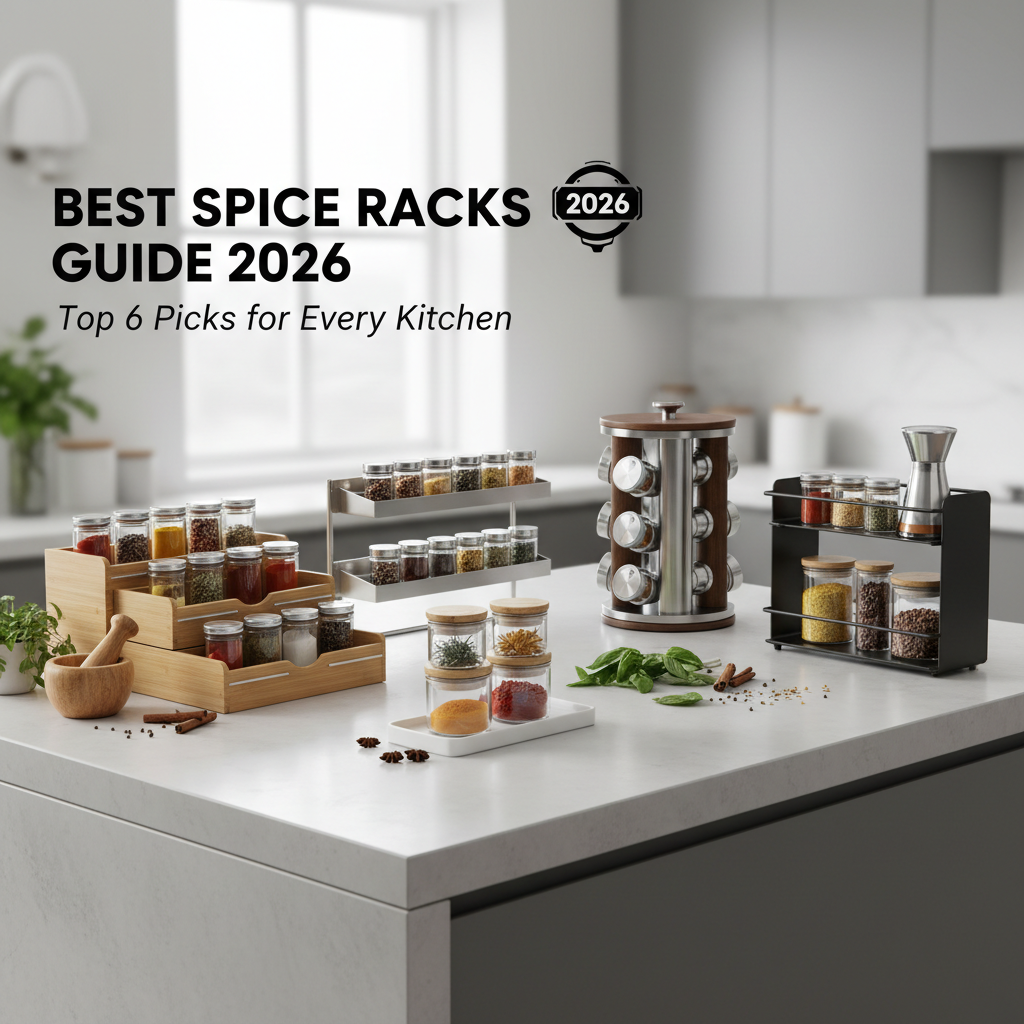 Best Spice Racks Guide 2026: Top 6 Picks for Every Kitchen
