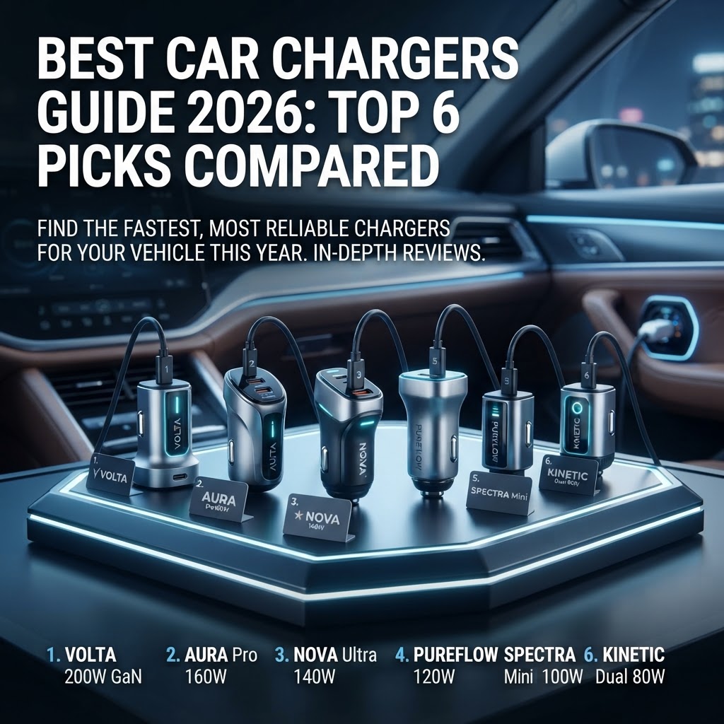Best Car Chargers Guide 2026: Top 6 Picks Compared