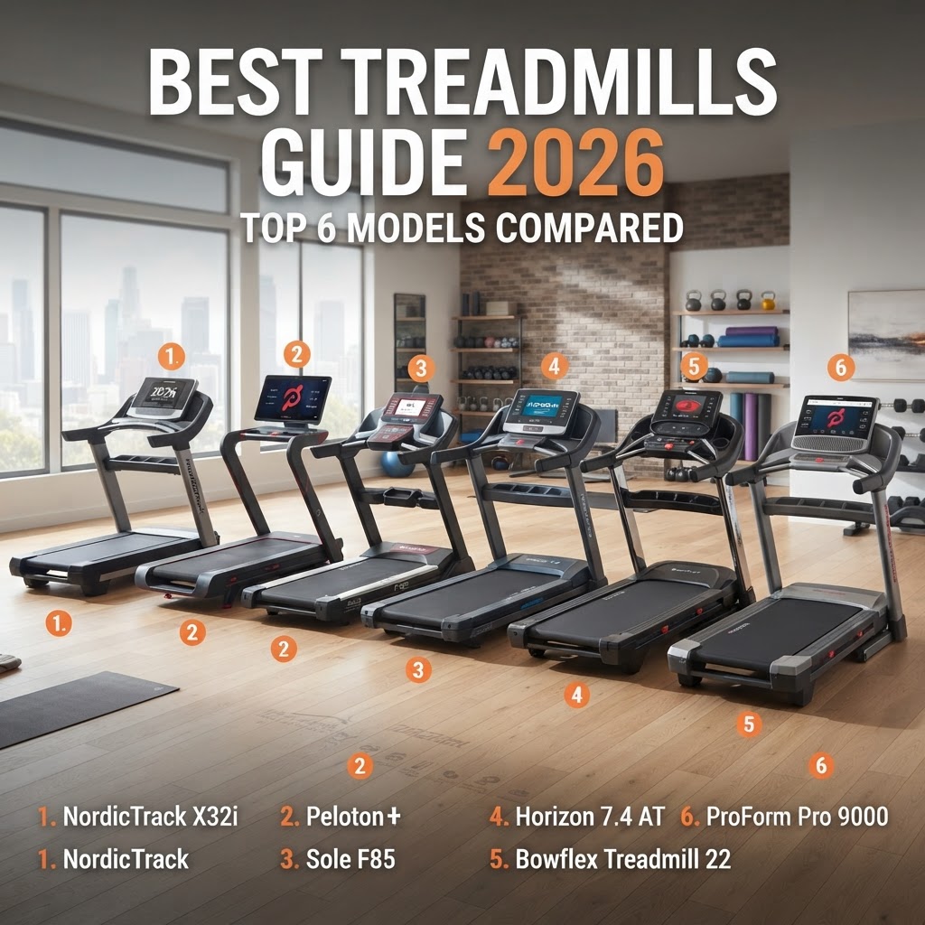 Best Treadmills Guide 2026: Top 6 Models Compared