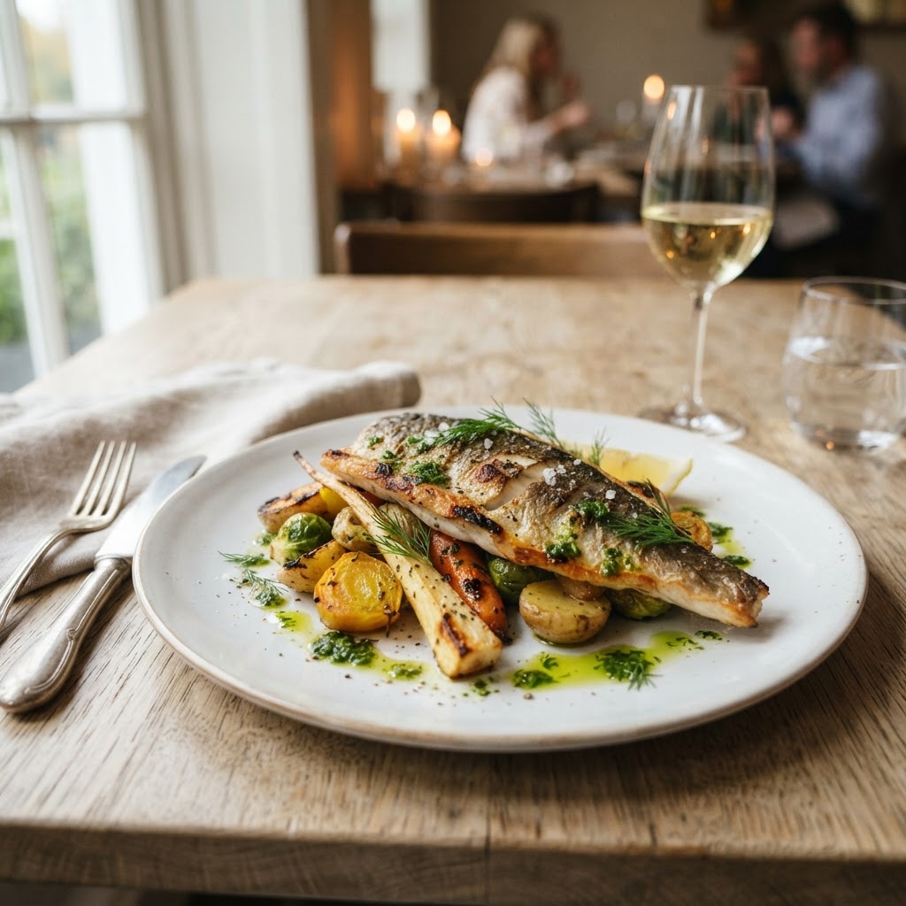 Grilled Branzino