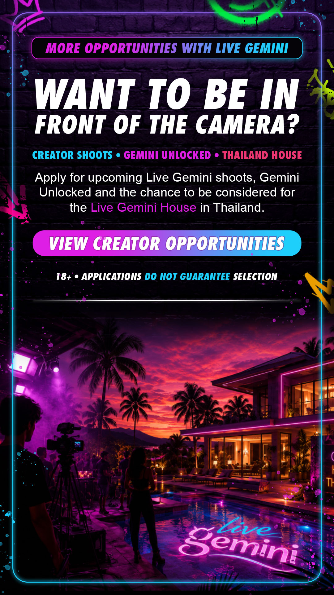 More opportunities with Live Gemini — View Creator Opportunities