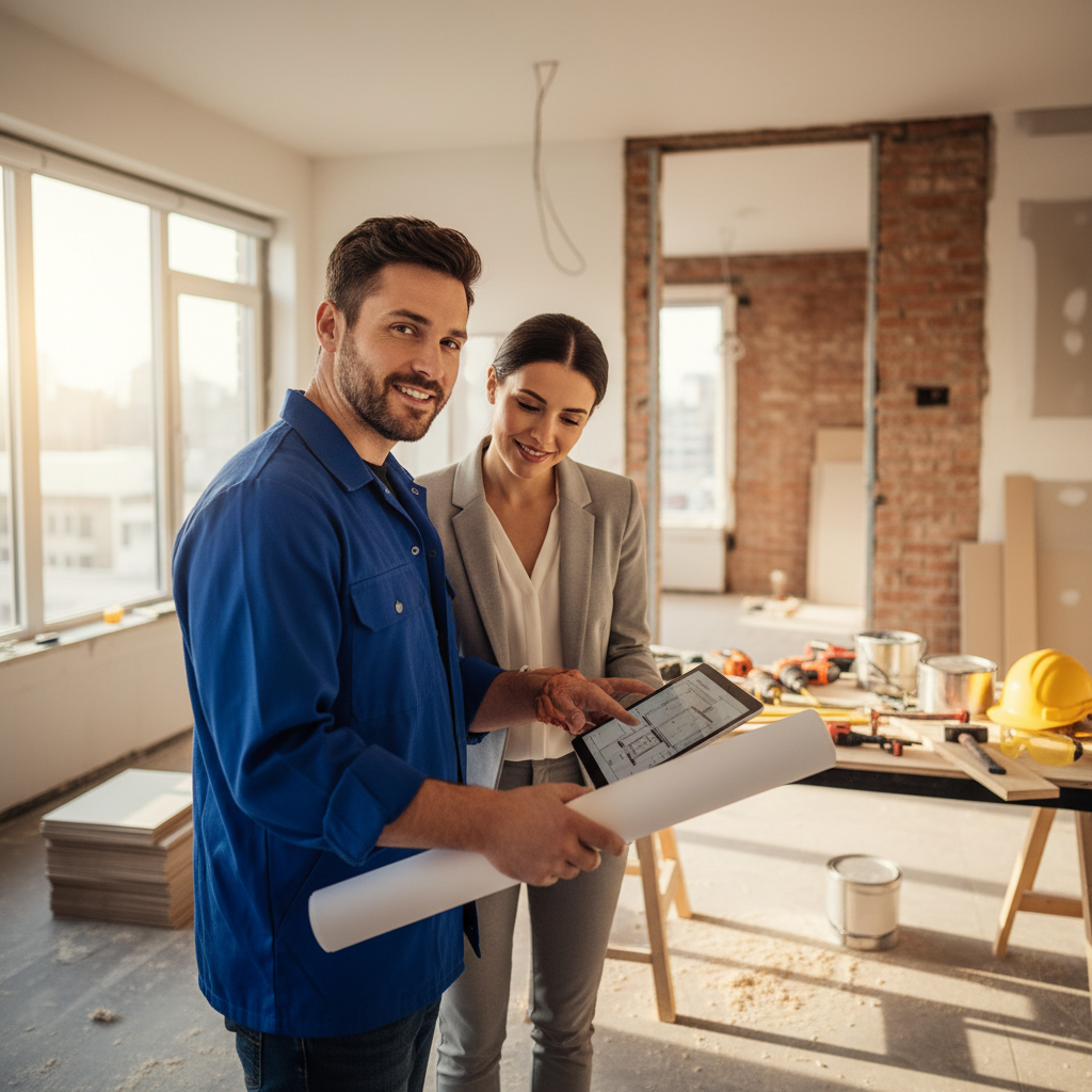 Services, installation and materials in one document