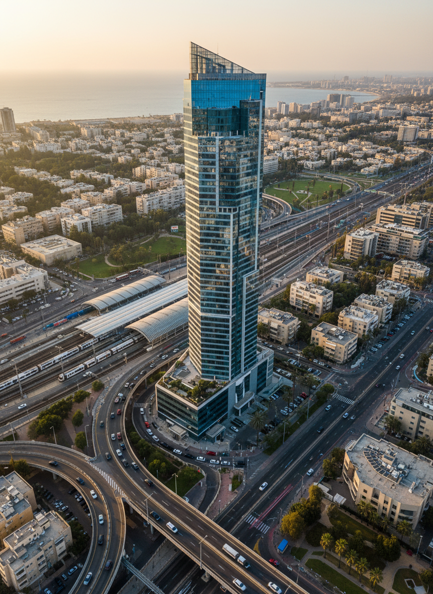 Aerial view — Beyond, Givatayim