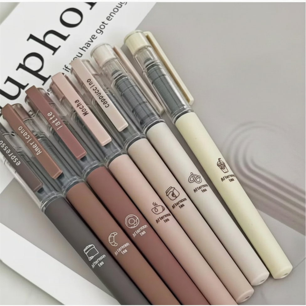 Coffee Theme Liquid Gel Pens