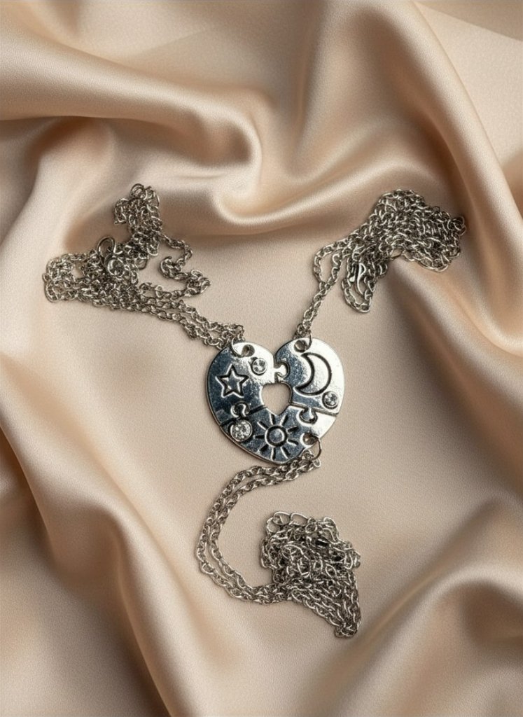 Sun, Moon & Stars BFF Necklace Set