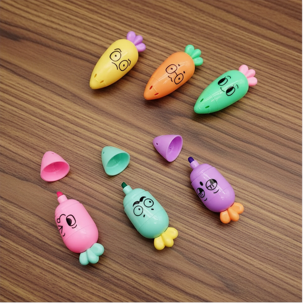 Cute Carrot Highlighters