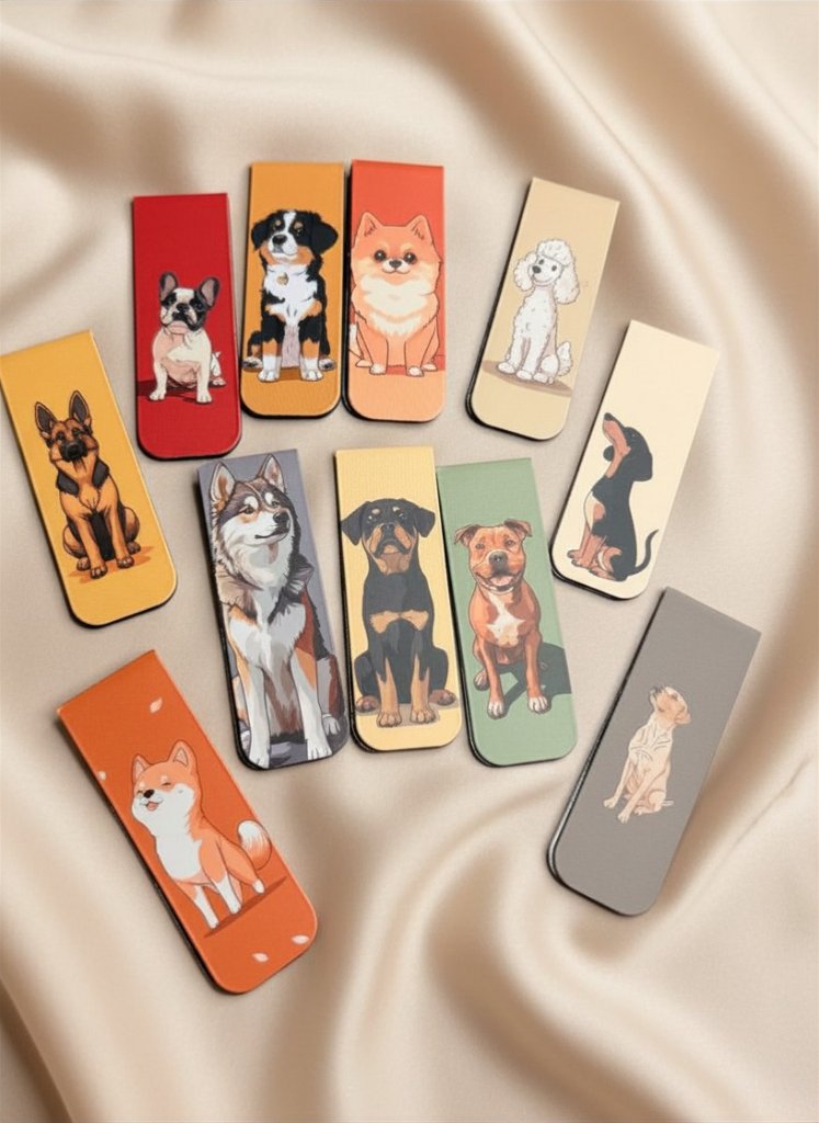 Dog Magnetic Bookmarks