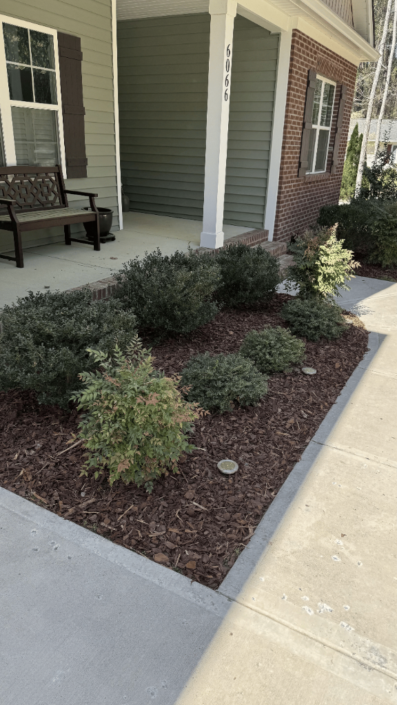 Shrub Bed Mulch Refresh
