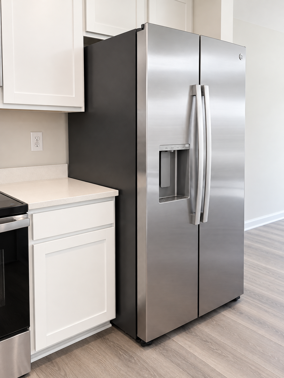 Example refrigerator installation