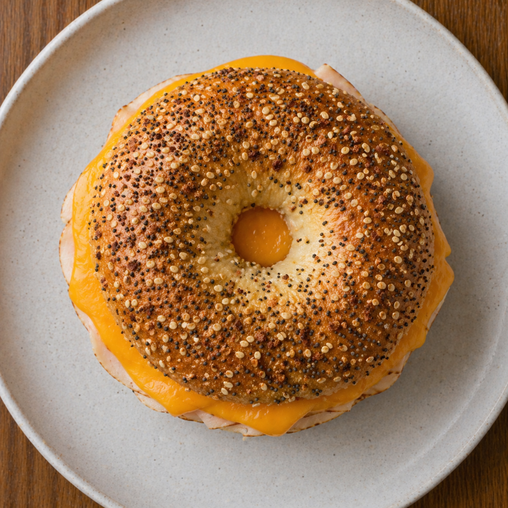 Turkey & Cheddar Bagel