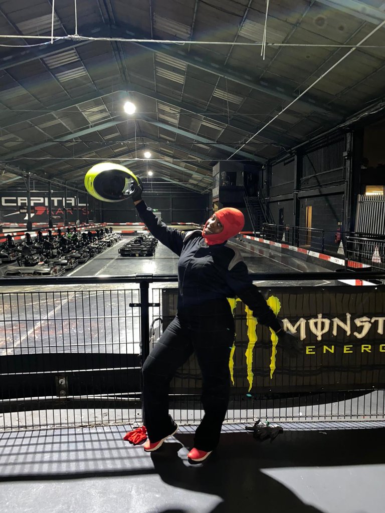 Chasing adrenaline on the go-kart track