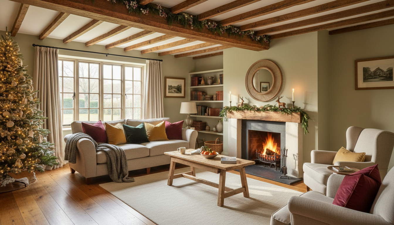Beautiful clean holiday cottage interior