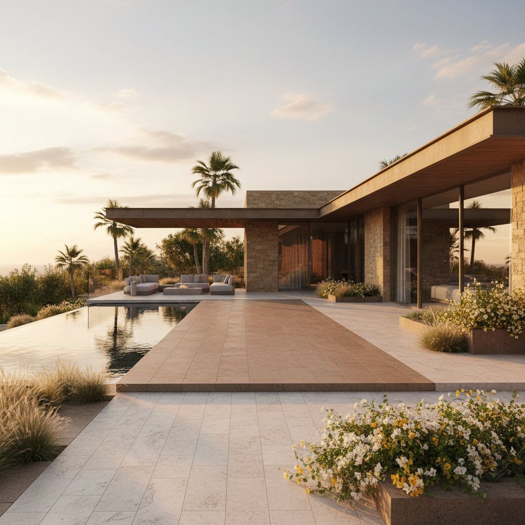 Outdoor Spaces stone application