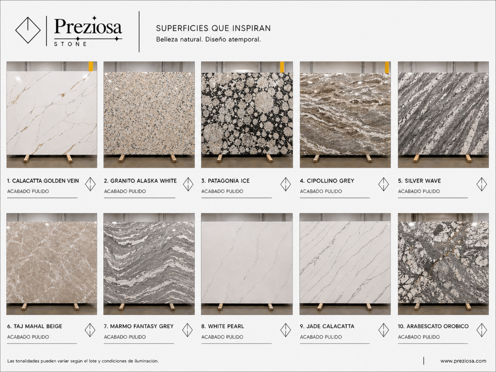Colección Premium — Superficies Naturales