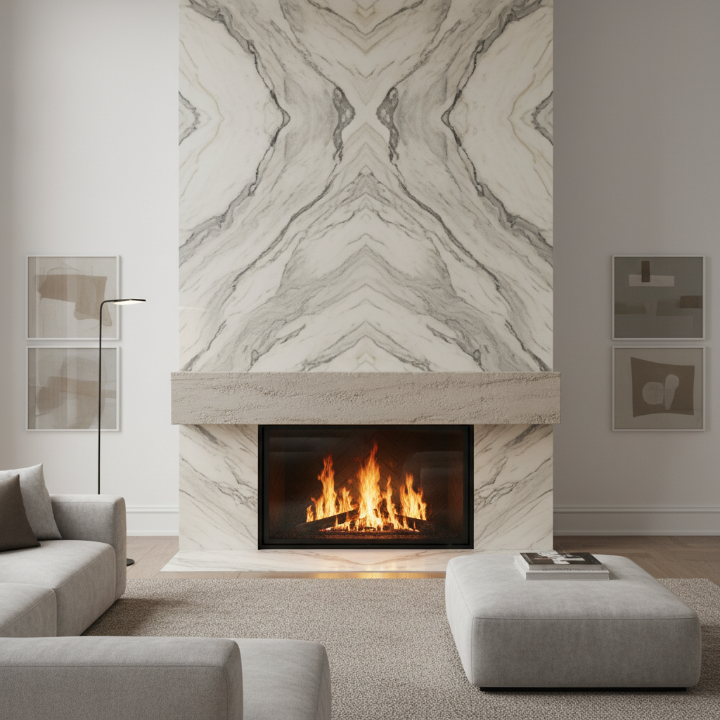 Fireplaces stone application