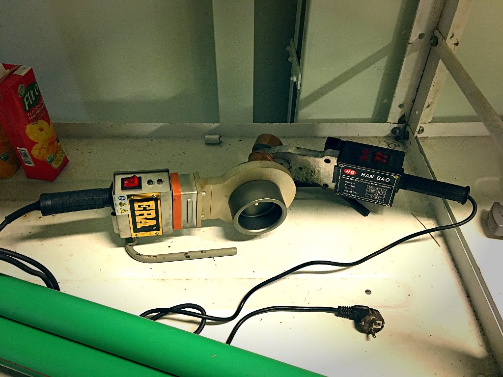 PPR Fusion Welding Equipment On Site