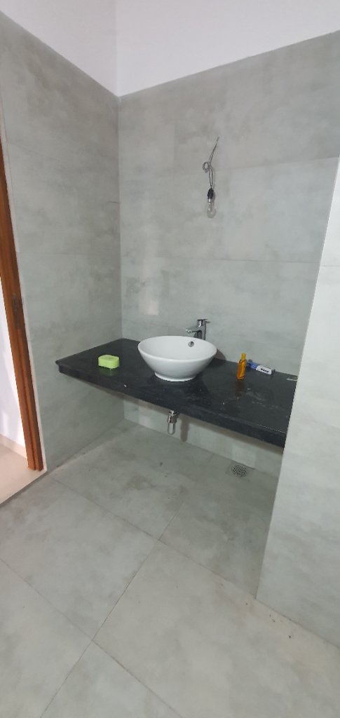 Vanity Installation — Vessel Basin & Chrome Faucet
