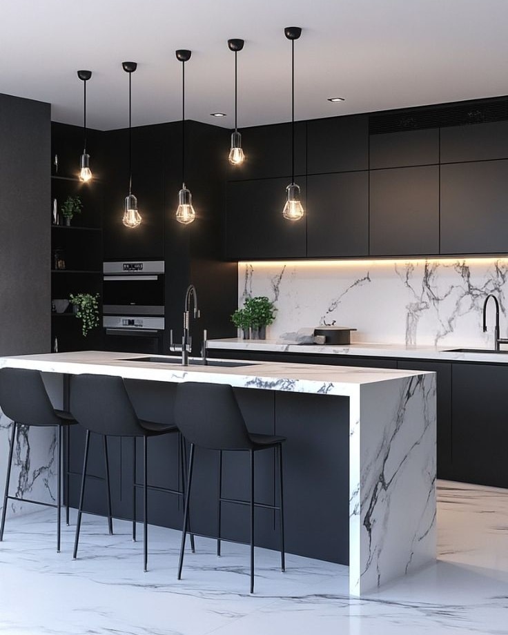 Gray & White Kitchen Styles