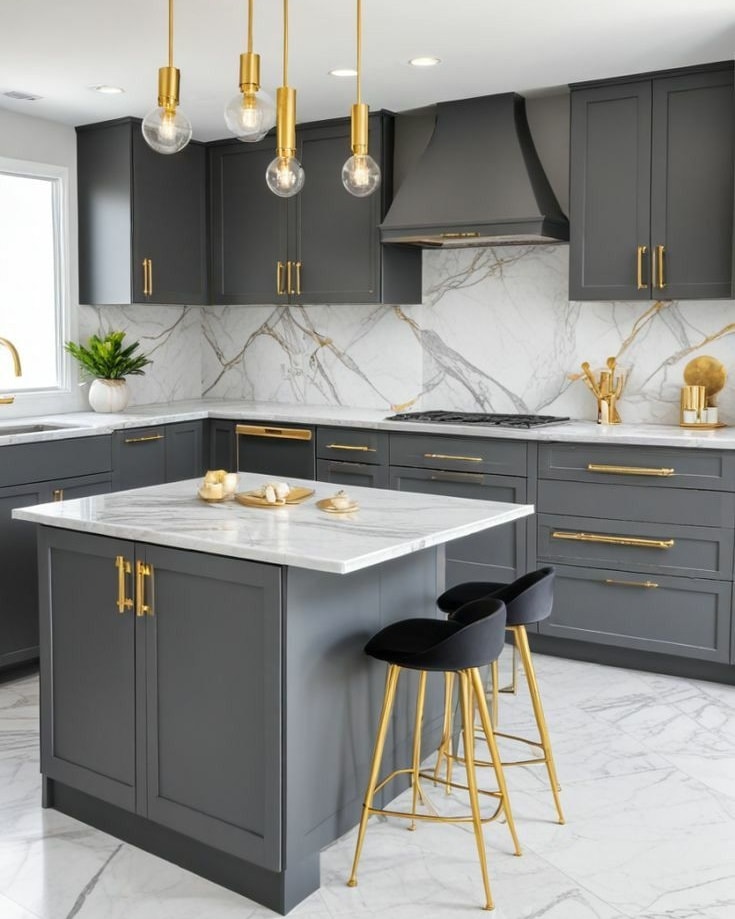 Modern White Kitchen — Clean & Bright