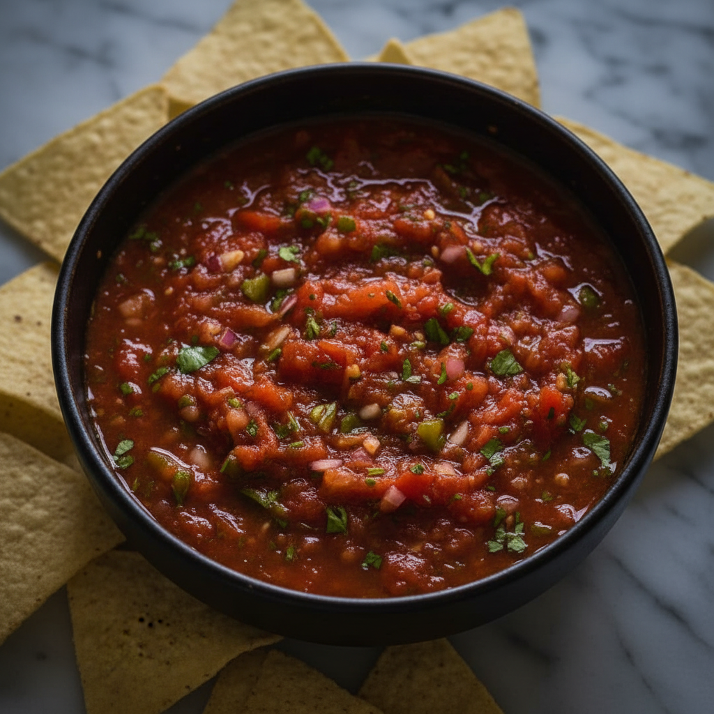 Artisan salsa close-up