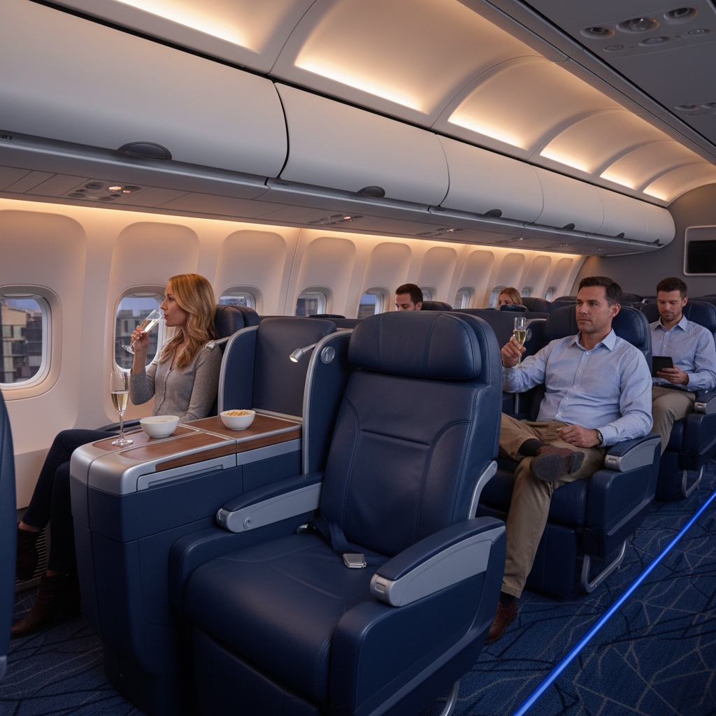 Bluestar first class cabin