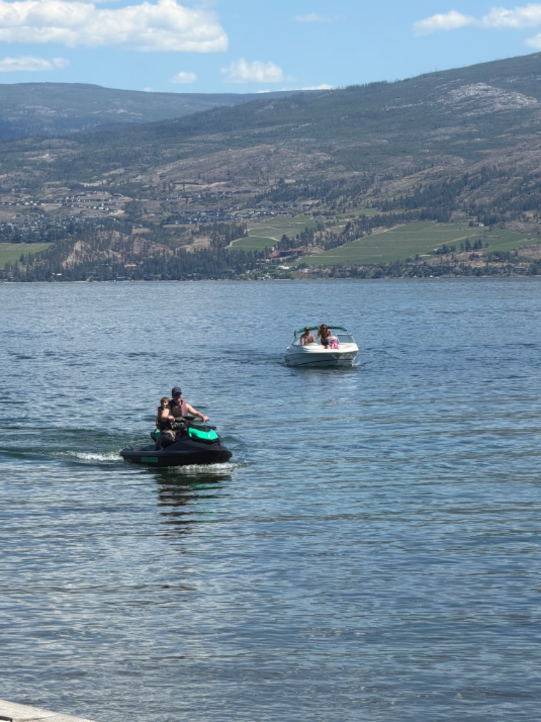 2026 Sea-Doo GTI SE 170 cruising on Okanagan Lake