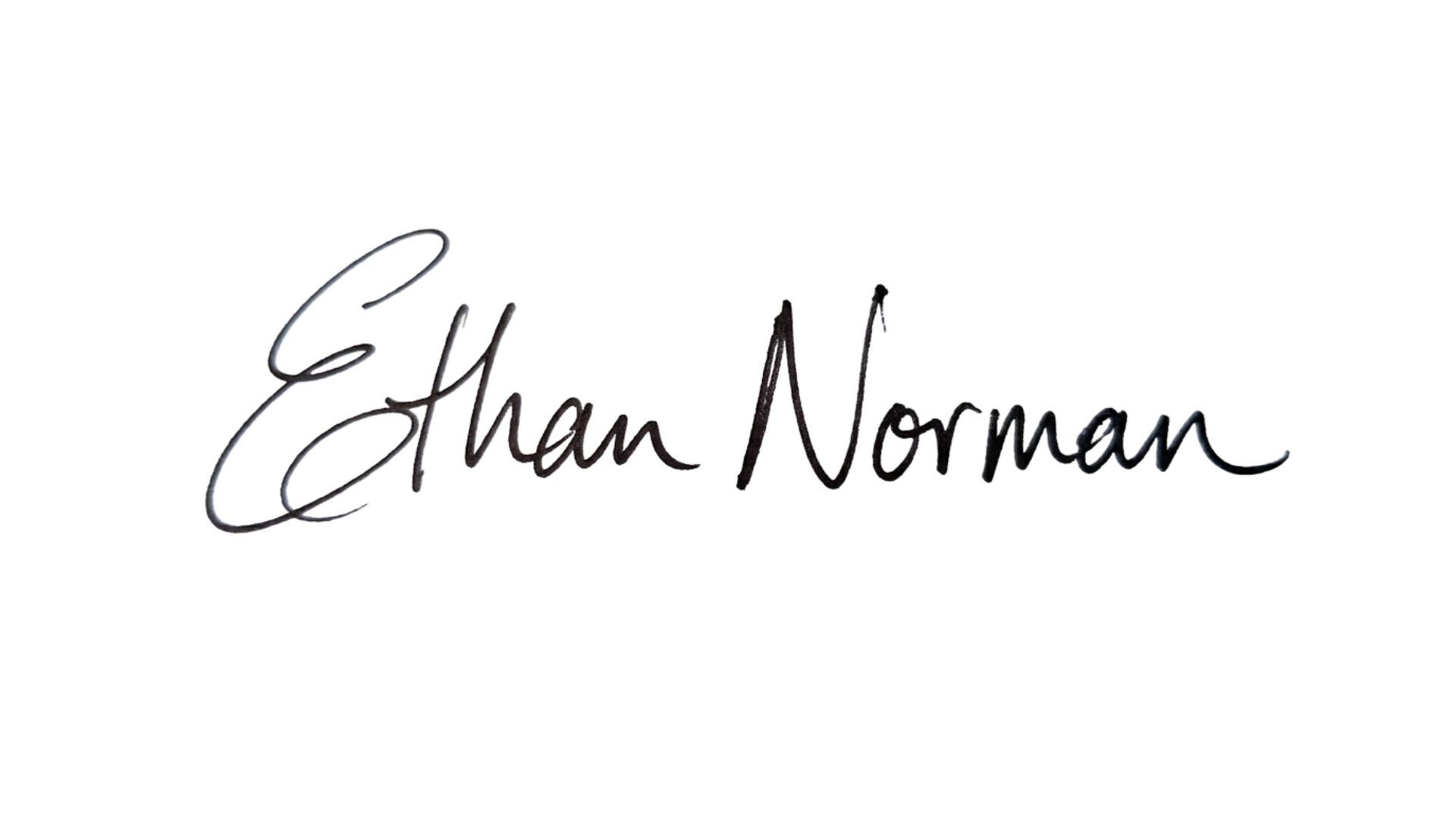 Ethan Norman signature