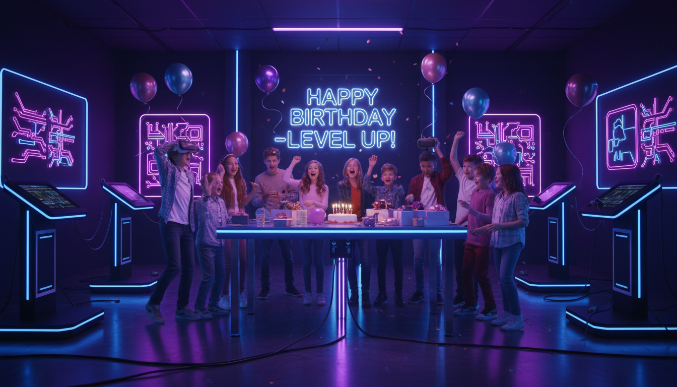 Birthday party at VR venue