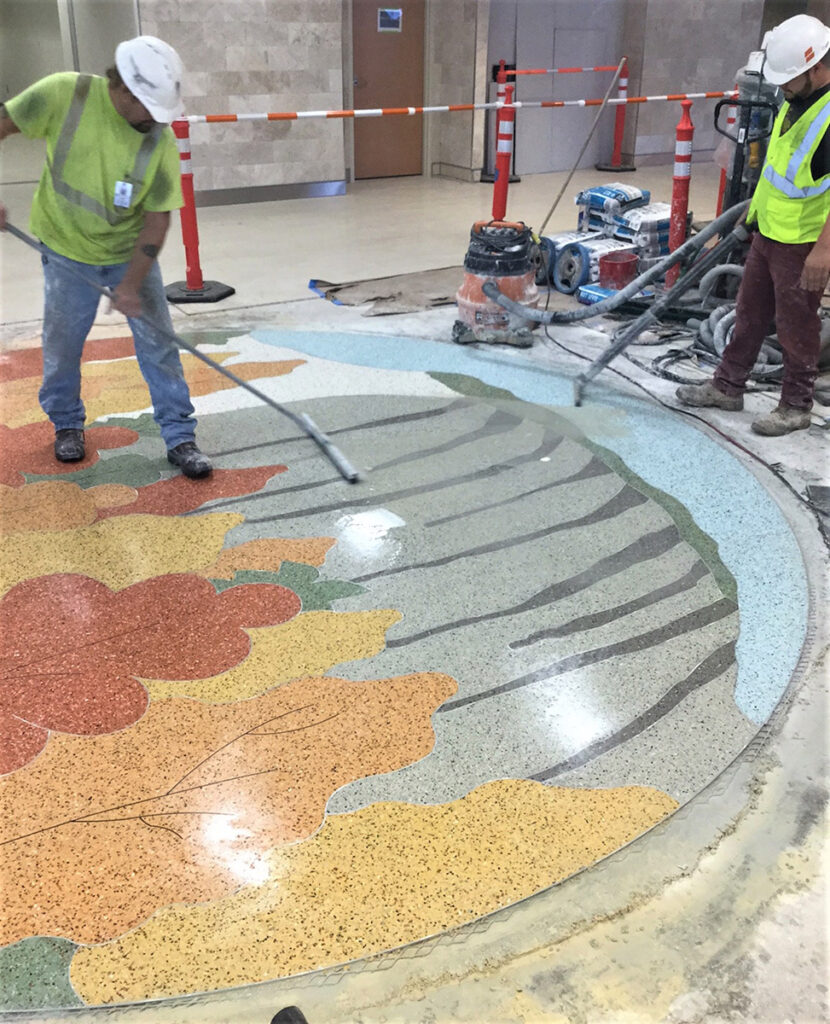 Terrazzo flooring project