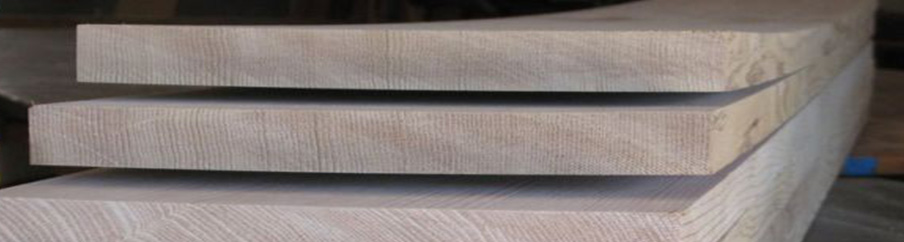 Wood bowing from humidity changes