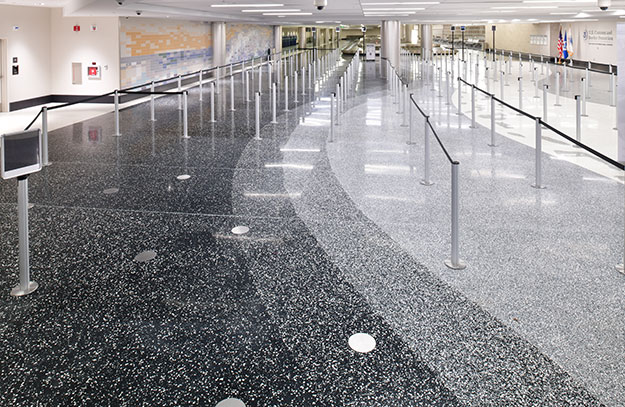 Terrazzo flooring project