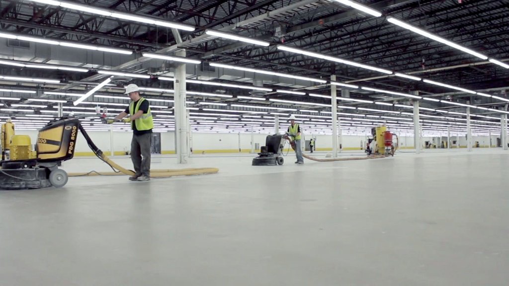 Resinous flooring project
