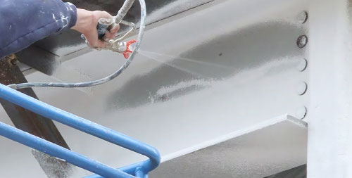 Fireproofing application
