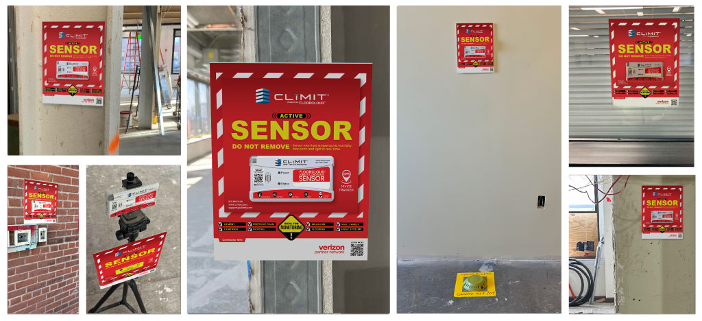 CLīMIT Active Sensors on Jobsites