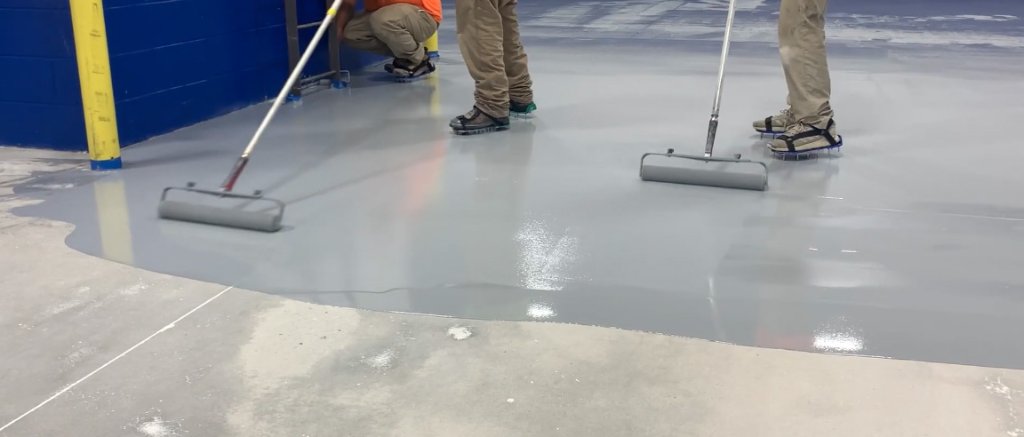 Resinous flooring project