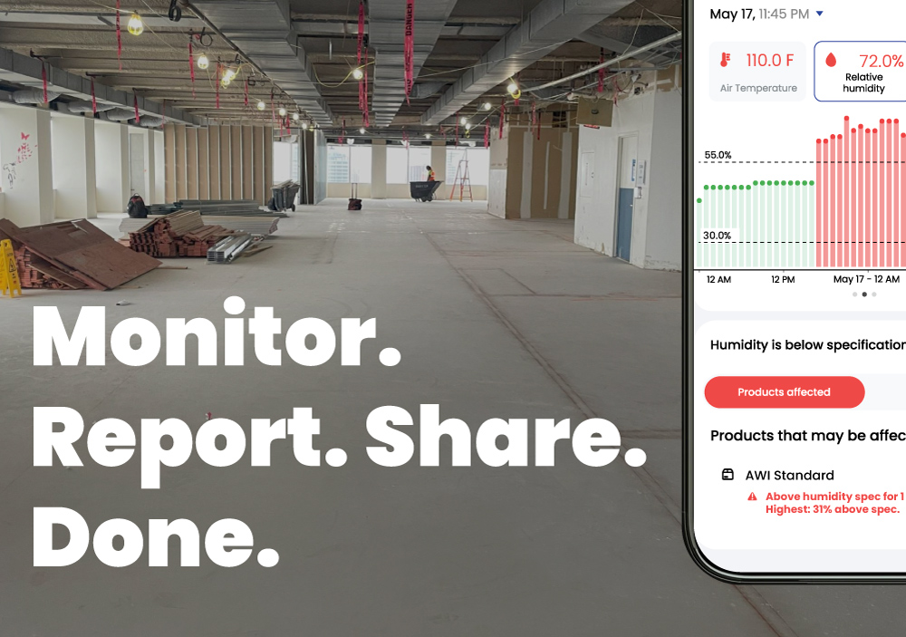 Jobsite with CLīMIT monitoring