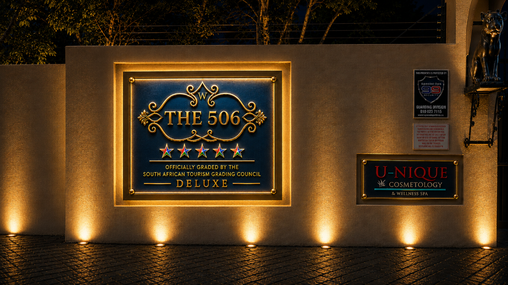 The 506 Hotel Exterior Sign