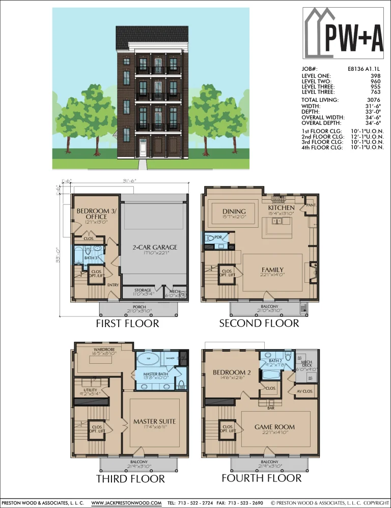 E8136 Charleston Flagship plan sheet