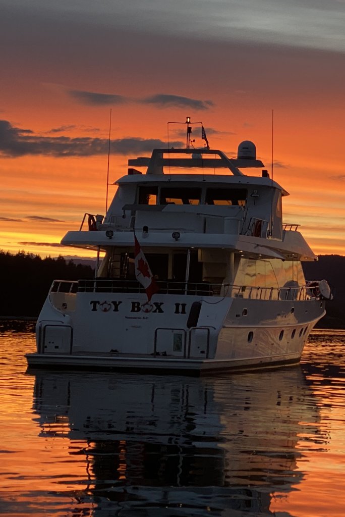 TOYBOX II at sunset — Vancouver, B.C.