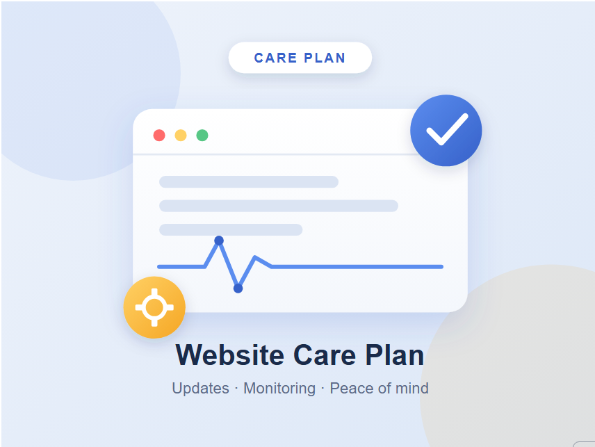Website Care Plan live preview