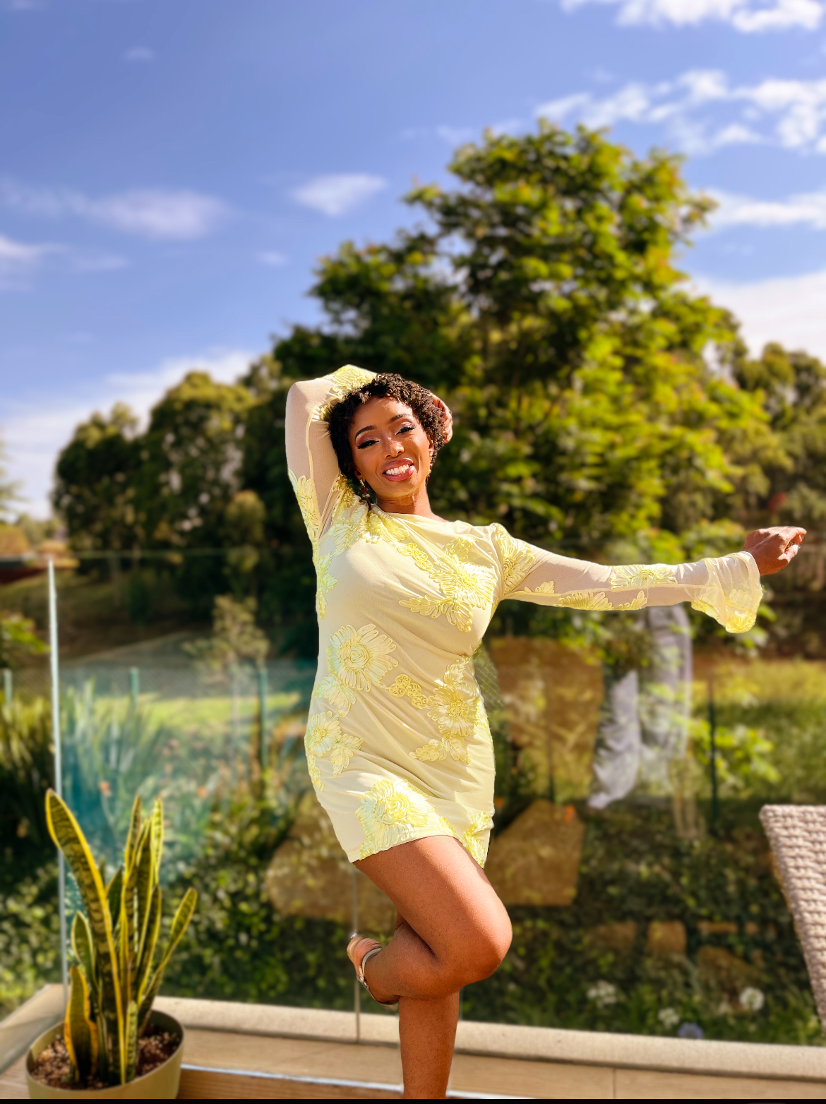 Tiana Hercules outdoors