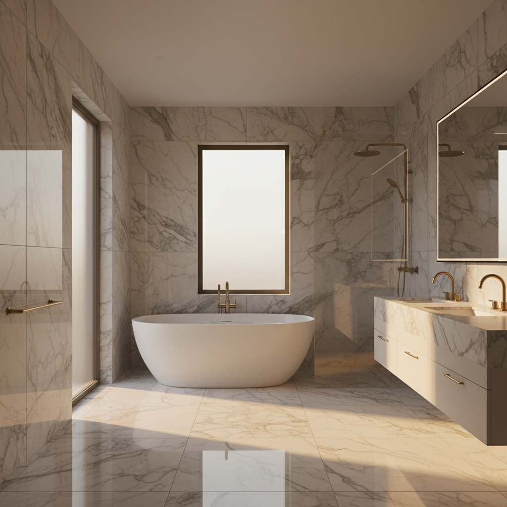 Reforma de baño de lujo