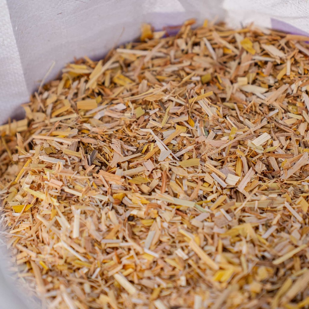 Close-up of chaff