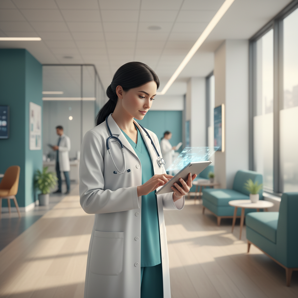 Doctor using SmartMedChart