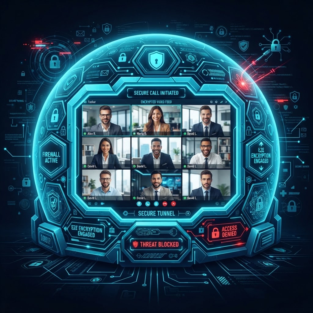 Impenetrable Security for Video Conferencing