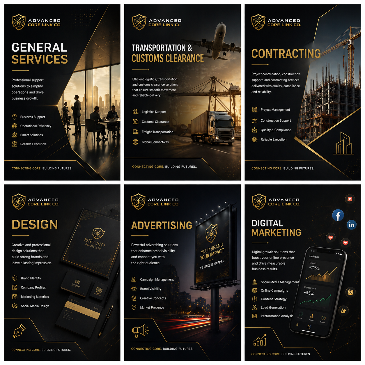 A.F Core 1 template preview