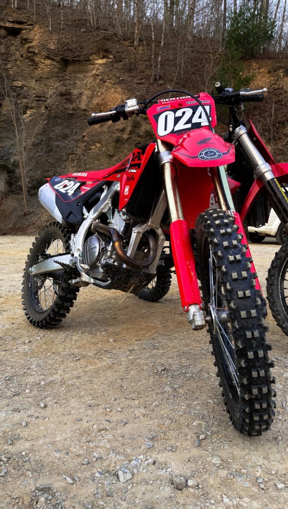 Honda CRF close-up